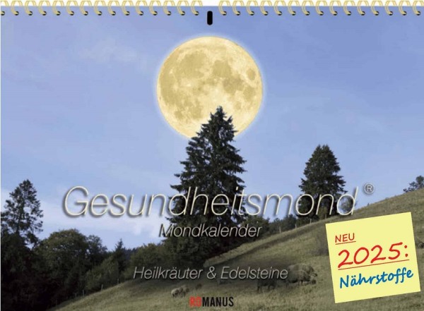 ROMANUS® A4 Gesundheitsmond Wandkalender 2025